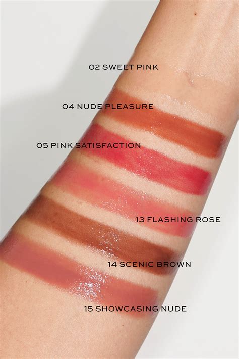 ysl loveshine candy glaze swatches|YSL candy glaze.